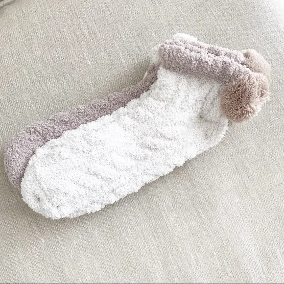 Anthropologie X Lemon Pom Cable-Knit Socks set - Picture 6 of 6